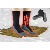 Thick Self-Heating Socks - Adult Uk Sizes 5-12 - Black