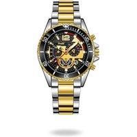 Men'S Electronic Business Casual Quartz Watch In 7 Colours - Black