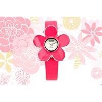 Eton Ladies Pink Flower Watch