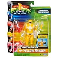 Power Rangers Mighty Morphin Auto-Morphin Yellow Ranger Action Figure
