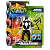 Power Rangers Mighty Morphin Auto-Morphin Black Ranger Action Figure