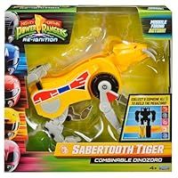 Power Rangers Mighty Morphin Re-Ignition - Sabertooth Tiger Combinable Dinozord