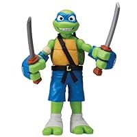 Teenage Mutant Ninja Turtles Giant Roll N Punch Leonardo. Unleash Powerful Punching Action! 12-Inch Scale Figure for TMNT Fans of All Ages!