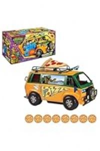 Teenage Mutant Ninja Turtles: Mutant Mayhem Pizza Fire Delivery Van. Ideal present for boys 4 to 7 years and TMNT fans!