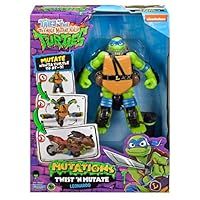 Tales of Teenage Mutant Ninja Turtles: Mutations Twist N Mutate Leonardo to 3-Wheel Sling Shot Vehicle by Playmates Toys
