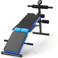 Foldable At-Home Weight Exercise Lcd Bench - 2 Colours - Blue