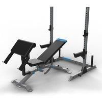ProForm Olympic Strength System Carbon Utility Weight Bench w/ Squat Stand