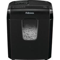 Fellowes Powershred 6C Personal 6 Sheet Cross Cut Paper Shredder for Home Use with Safety Lock