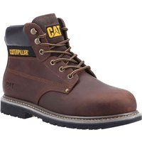 CAT Safety Footwear Mens Boots Brown Lace Up Leather Safety Goodyear SIZE