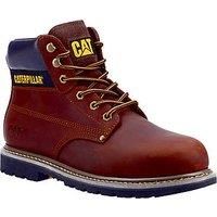 Mens Caterpillar PowerPlant S3 Safety Steel Toe/Midsole Work Boots Sizes 6 to 13