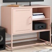 TV Cabinet Pink 68x39x60.5 cm Steel