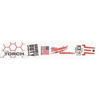 Milwaukee Heavy Duty TORCH Demolition Reciprocating Sabre Saw Blades 150mm Pack of 25