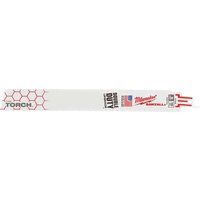 Milwaukee TORCH Demolition Reciprocating Saw Blade 230 x 18TPI (25 Pack) in White Steel