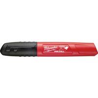 Milwaukee Inkzall Chisel Point Marker Black Plastic