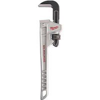 Milwaukee 48 22 7212 12-Inch Aluminium Pipe Wrench - Red/Black/Silver