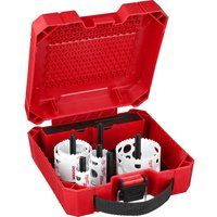 Milwaukee 49224201 Hole Dozer Bi-Metal 10 Pcs Hole Saw Kit 25-76mm