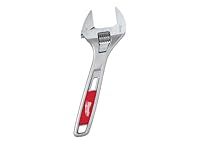 Milwaukee 48227508 8" Wide Jaw Adjustable Wrench - Silver