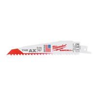 Milwaukee Reciprocating Saw Blade AX Demolition 150mm x 5TPI (5 Pack) in White