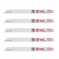 5 x Milwaukee 48475188 reciprocating saw blades shark sabre metal recipro 230mm