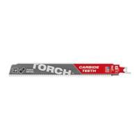 Milwaukee Sawzall Reciprocating Saw Blade TCT Torch 230mm x 8TPI in Red/Grey Iron