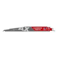 Milwaukee Sawzall Reciprocating Saw Blade TCT AX 230mm x 5TPI in Red/Grey Bi-Metal