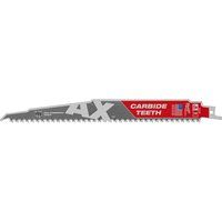 Milwaukee Heavy Duty AX Carbide Demolition Reciprocating Sabre Saw Blades 230mm Pack of 1