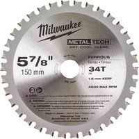 Milwaukee Endurance Metal Steel Cutting Circular Saw Blade 150mm 34T 20mm