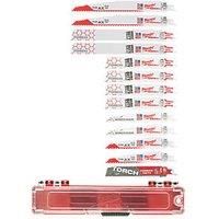 Milwaukee Mixed Reciprocating Saw Blade Set 150-230mm (13 Piece) in White Bi-Metal