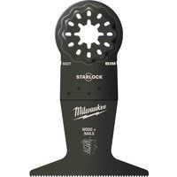 Milwaukee Bi-Metal Starlock Oscillating Multi Tool Plunge Saw Blade 65mm Pack of 1