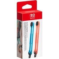 Paire de dragonnes Joy-Con 2 bleu clair/rouge clair