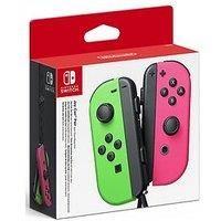 Nintendo Switch Joy-Con Controllers Pair Neon Green/Neon Pink New Un-Sealed