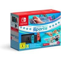 Nintendo Switch Hardware - Neon Red/Neon Blue Game Switch Sports Set + 12 Months