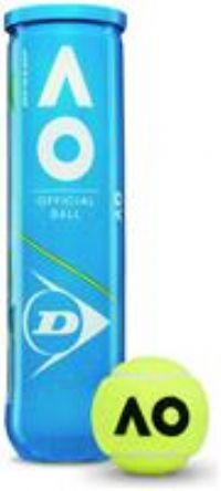 DUNLOP Australian Open tennis ball - for sand, hard court and turf (4 balls)