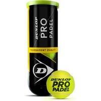 Dunlop Pro Padel Balls - Tube Of 3 SS24
