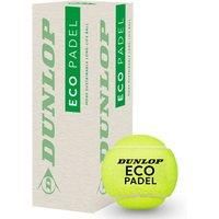 Dunlop Eco Padel Balls - Tube Of 3