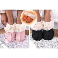 Ugg Inspired Usb Heated Fluffy Faux Sheepskin Slippers - 3 Colours! - Brown