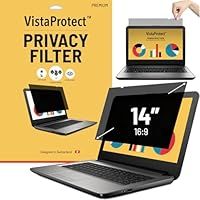 VistaProtect - Premium Privacy Screen Filter & Anti Blue Light Screen Protector for Laptop Computers (14" inches)