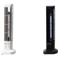 Tower Fan With Led Lights - Black Or White