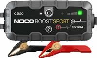 NOCO Boost Sport GB20 500 Amp 12-Volt UltraSafe Portable Lithium Car Battery Booster Jump Starter Power Pack For Up To 4-Liter Petrol Engines