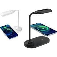 2-In-1 Table Lamp With Wireless Charging! - Black