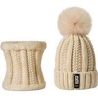 Knitted Scarf And Hat Set - 7 Colours - Red