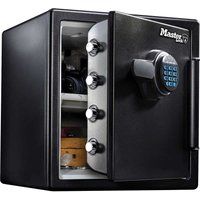 MASTER LOCK Certified Fireproof and Waterproof Safe, 33.6L, 415 x 453 x 491 mm, Digital Combination with Backlit Keypad, for home and professionals
