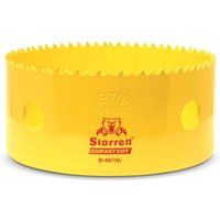 Starrett 98mm Fast Cut HSS Bi-Metal Holesaw cuts Wood Plastic Metal Hole Saws