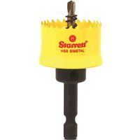 Starrett HSS Bi-Metal Hole Saw - CSC25 Cordless Smooth Cutting Hole Saw - For Wood Plastics Steel Various Materials - 25mm