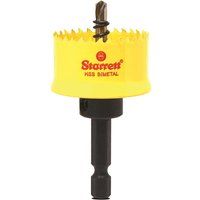 Starrett HSS Bi-Metal Hole Saw - CSC32 Cordless Smooth Cutting Hole Saw - For Wood Plastics Steel Various Materials - 32mm