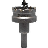 Starrett Tungsten Carbide Tipped Hole Saw - SM38 Sheet Metal Cutter With Arbor & Pilot Drill Bit - For Drilling Stainless Steel Aluminum Alloy - 38 mm