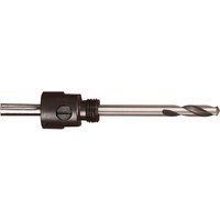 Starrett A4E Hole Saws Arbor - 32-159mm Hex Shank Arbor Screw Thread with 13mm Longer High-Speed Steel Pilot Drill - Quick Change Mandrel