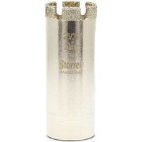 Starrett Diamond Grit Hole Saw - D2532 Ceramic & Tile Drill Cutter - For Brick Glass Marble Slate Stone Porcelain - 20mm (25/32-inch)