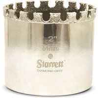 Starrett 51mm Diamond Grit Holesaw for Ceramic and Abrasive Materials