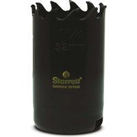 Starrett Tungsten Carbide Tipped Hole Saw - CT114 Deep Cut Holesaw Cutter - For Wood Suspended Flooring Reinforced Concrete & Fibreglass - 32MM